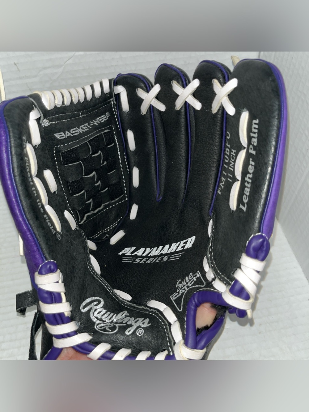 Rawlings Black and Purple Playmaker Series Baseball Glove
